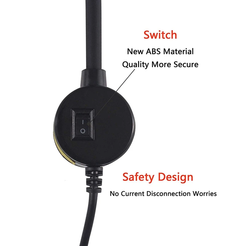 ABXF-30 LED Sewing Machine Light Sewing Lighting For Workbench Lathe Drill Press Flexible Gooseneck Arm Work Lamp