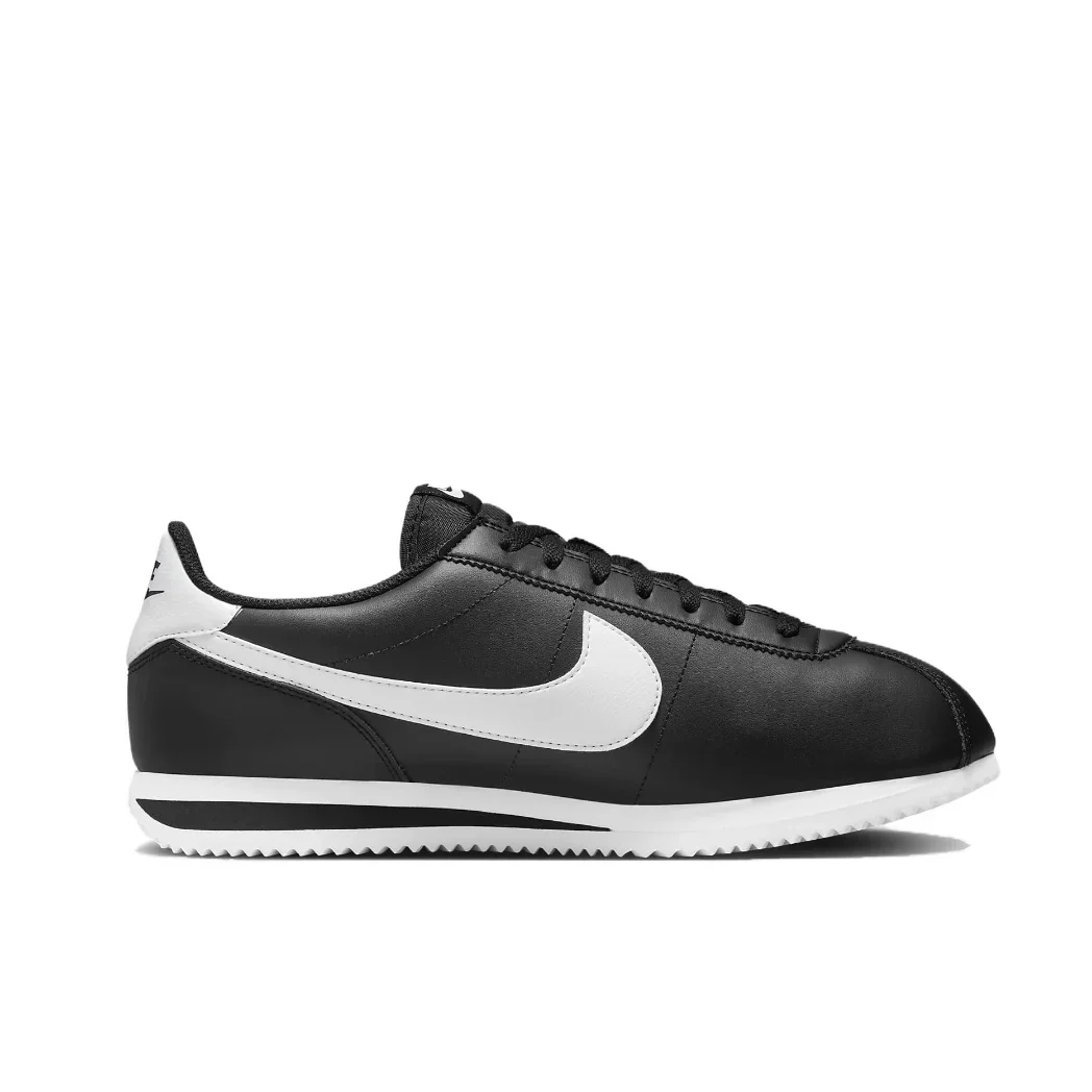 أحذية Nike Cortez الرياضية للرجال والنساء، أحذية الجري الكلاسيكية الرجعية، أحذية رياضية ناعمة وجيدة التهوية، خفيفة الوزن وأنيقة باللون الأسود