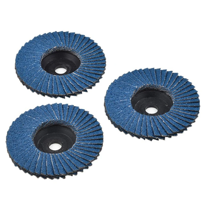 1pcs Flat Flap Discs 75mm 3 Inch Sanding Discs 80 Grit Grinding Wheels Blades Wood Cutting For Angle Grinder