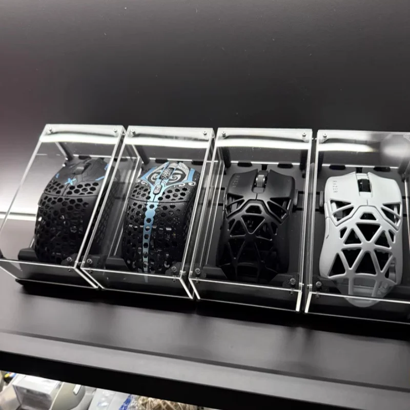 Mouse Dustproof Storage Display Box Dustproof 3d Printing Transparent Acrylic Box Customized Table Decoration Game Accessories