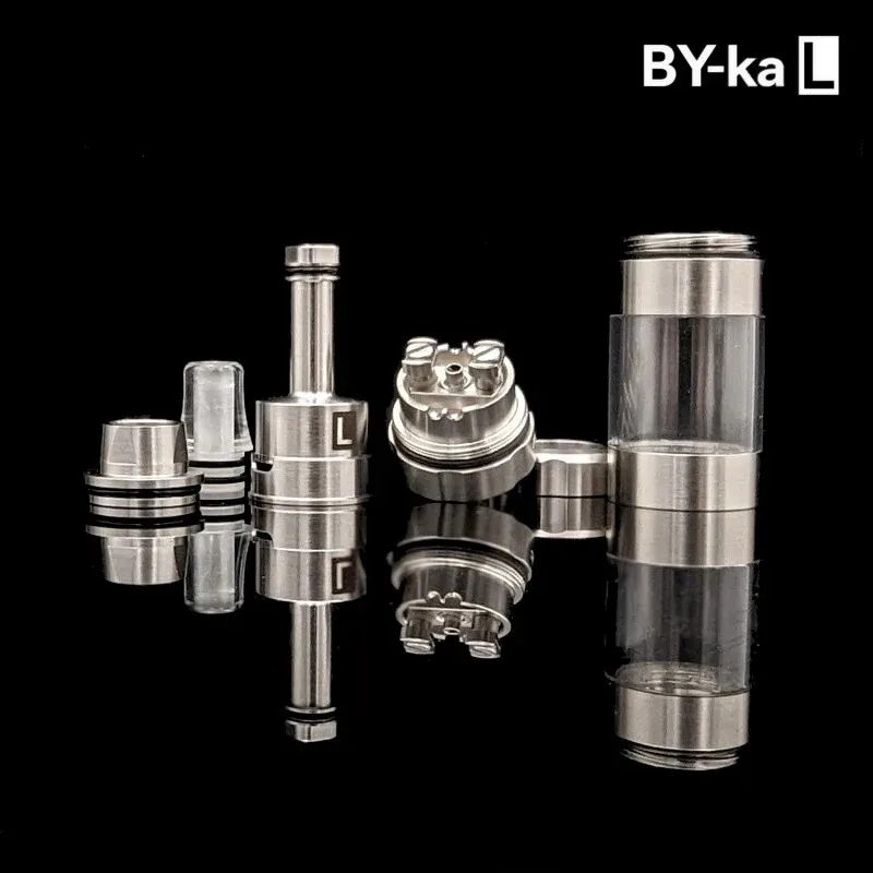 YFTK Style Vape System BY-KA L RTA 19mm Styled Vape Tank 3ml 316L 1.2 /1.4 /1.7 Ecig atomizer tank for coils & atomizers - gallery image 2