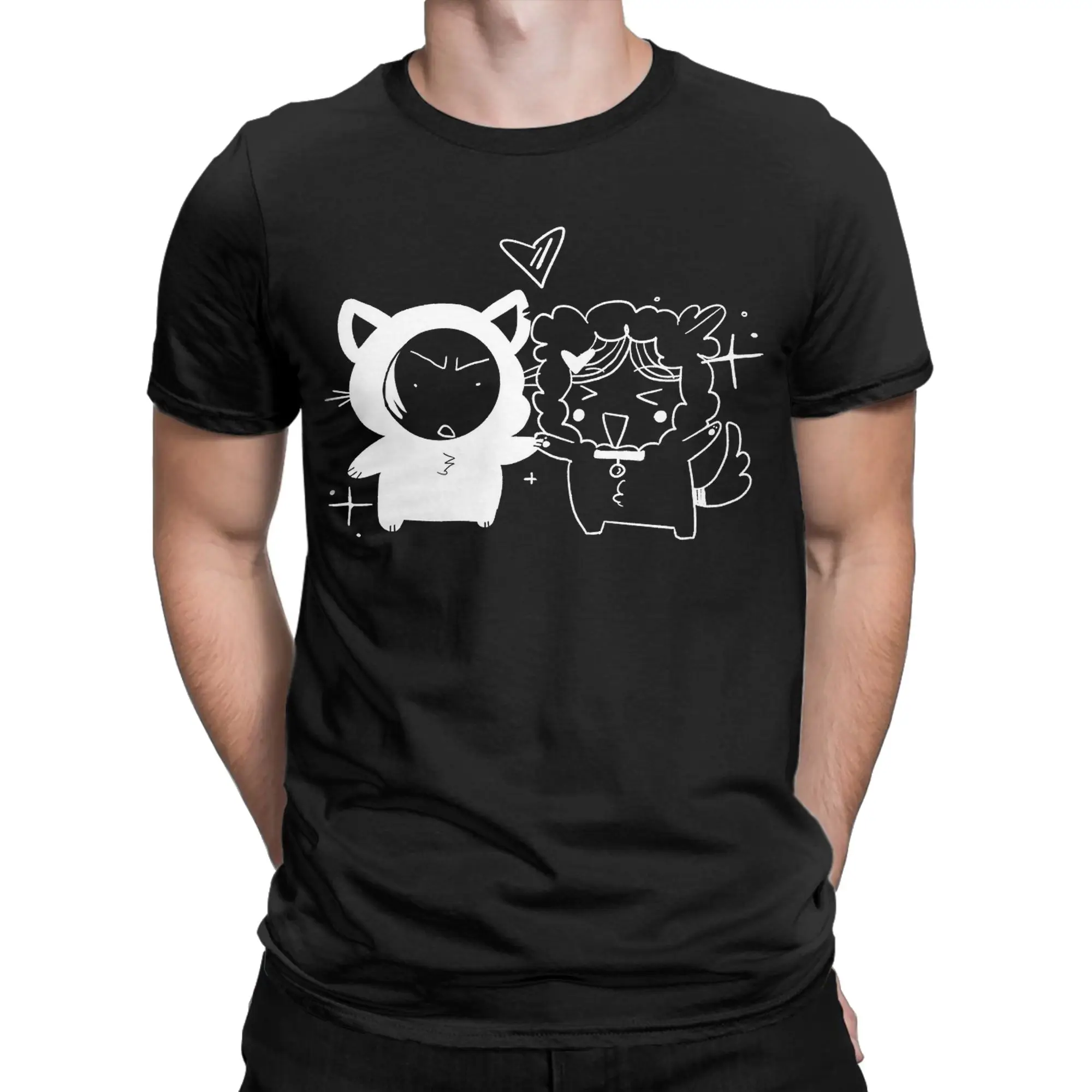 NANA Osaki and Hachi Anime T Shirt Men's  Pure Cotton Vintage T-Shirts Crew Neck  Tees Short Sleeve Tops New Arrival