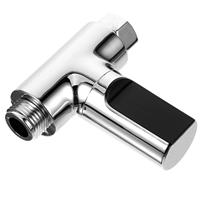 Water Thermometer -free Temperature Gauge Shower Display LED Digital Silver