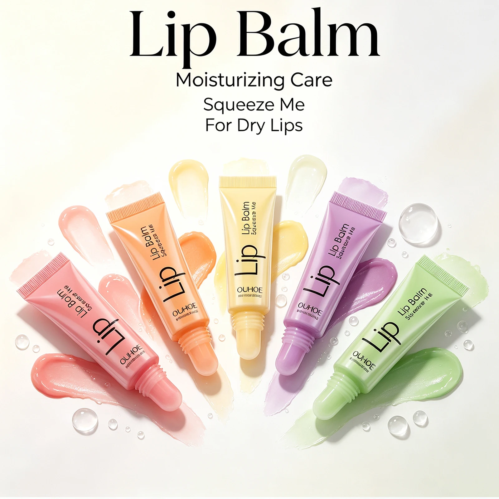 Moisturizing Lip Balm Hydrating Nourishing Dry Lips Care Natural Shine Daily Primer Long Lasting 10g