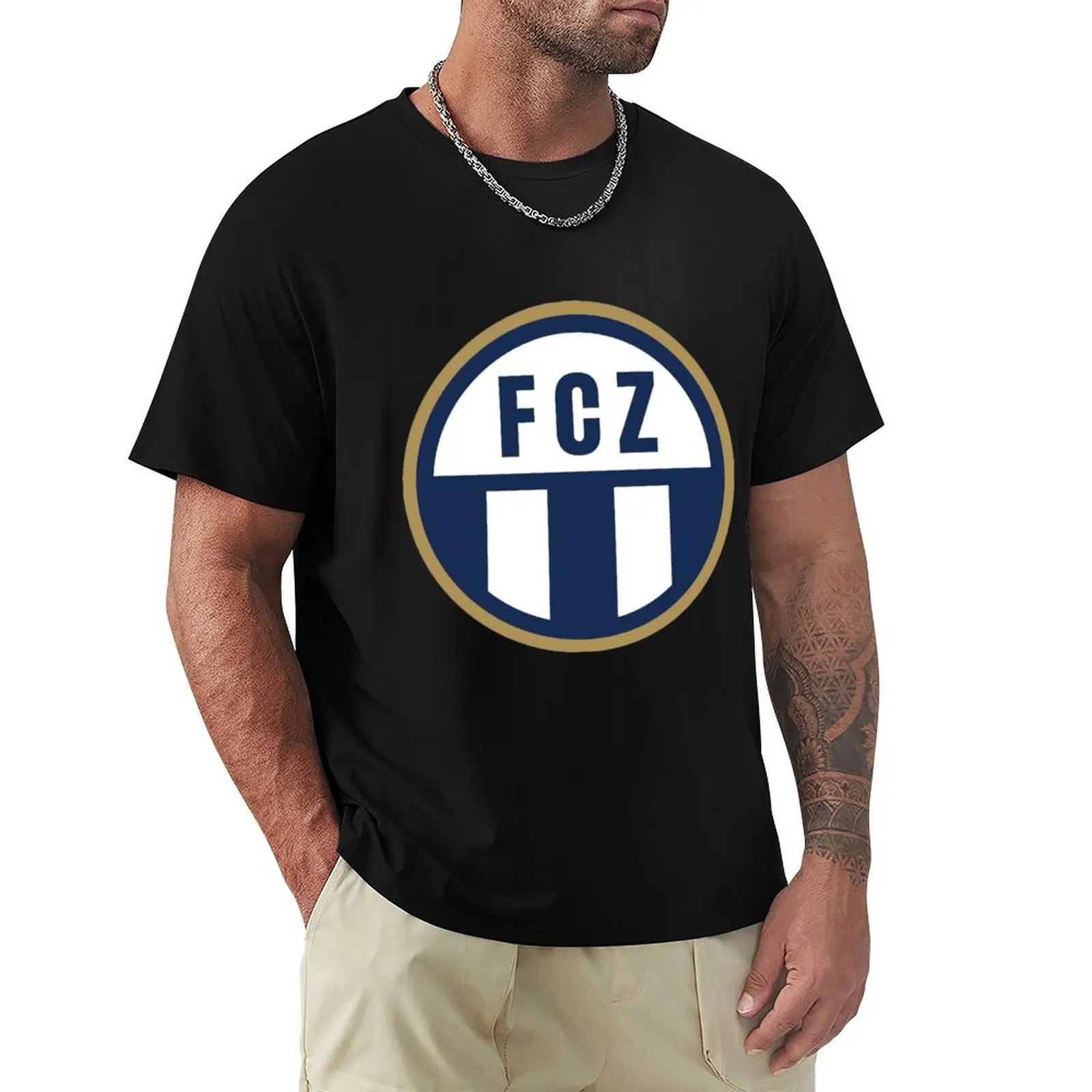 

Fussballclub Zürich T-Shirt quick-drying heavyweights blacks graphic t shirt vintage Men's clothing