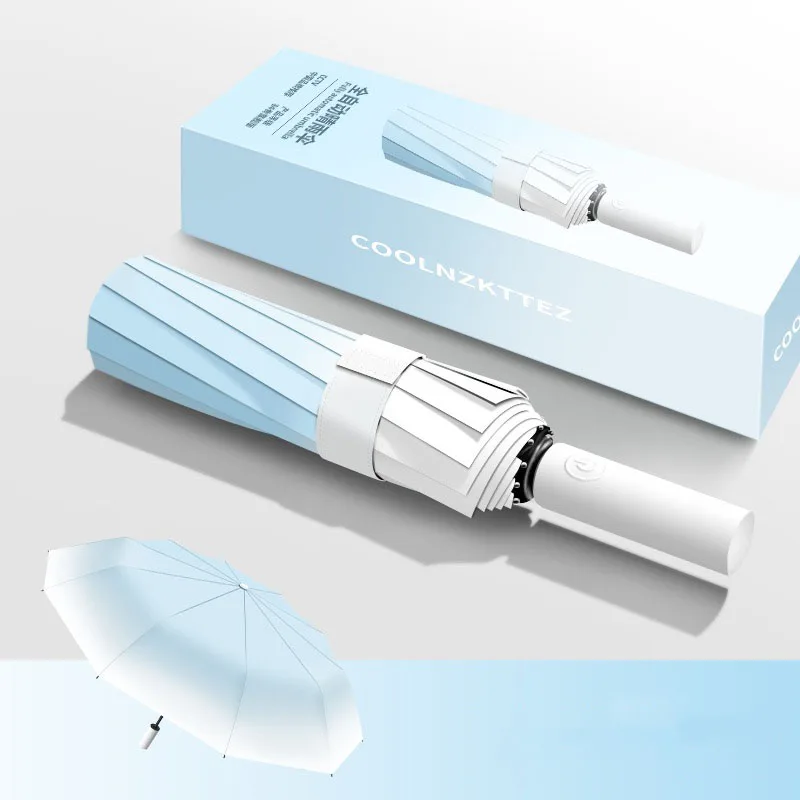 

Автоматическое открытие, закрытие, градиент, защита от ультрафиолета, зонт двойного размера, всепогодное использование, защита от солнца и дождя, портативный модный зонтик для женщин