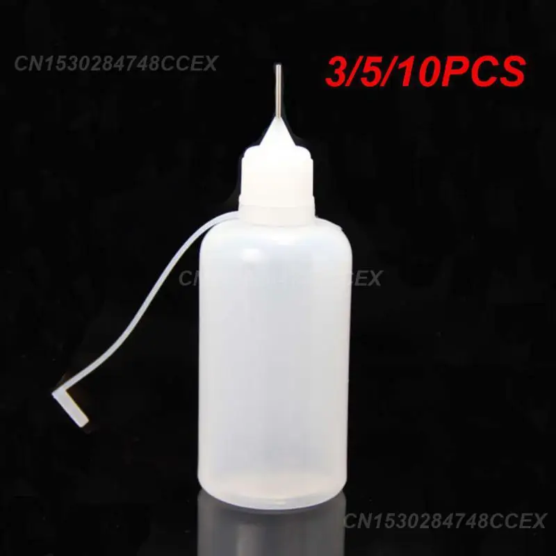 3/5/10PCS Needle Tip Bottles Leakproof Easy To Use Compact And Convenient Dropper Bottles Childproof Dropper Bottles Empty