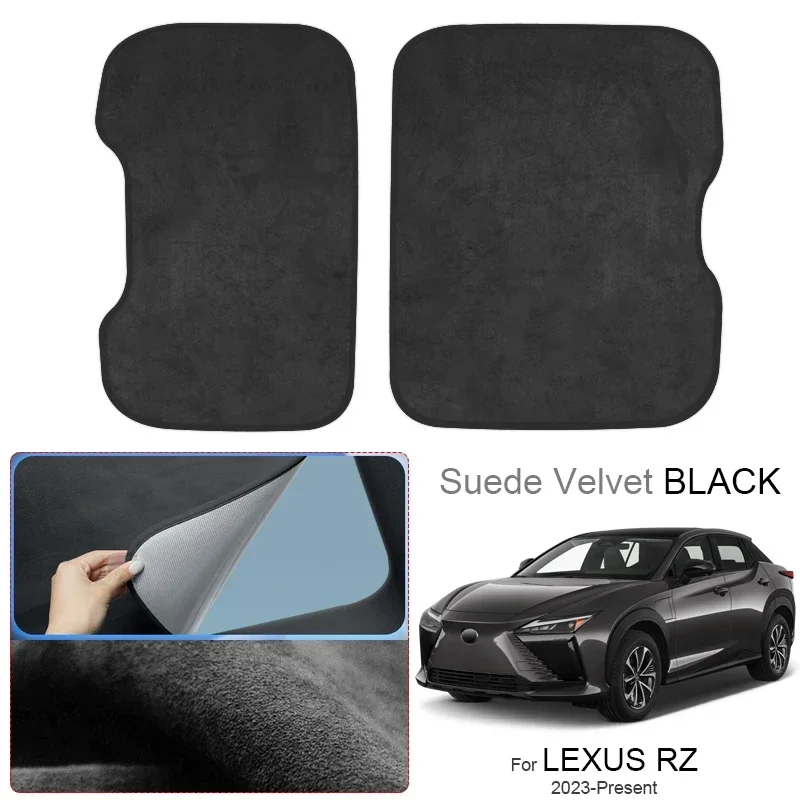 Car Suede Fabric Anti-uv Electrostatic Adsorption Sunroof Sunshade Auto Heat Insulation Skylight For LEXUS RZ 2023-Present