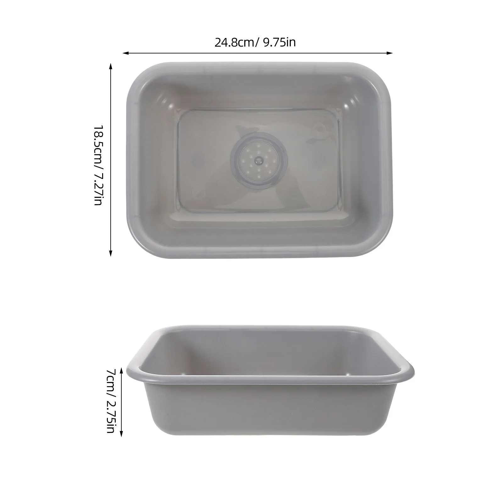 2pcs Kids Kitchen Simulation Sink For Toddlers Realistic Design Safe Clean Educational Role Play Water Play Sink Mini