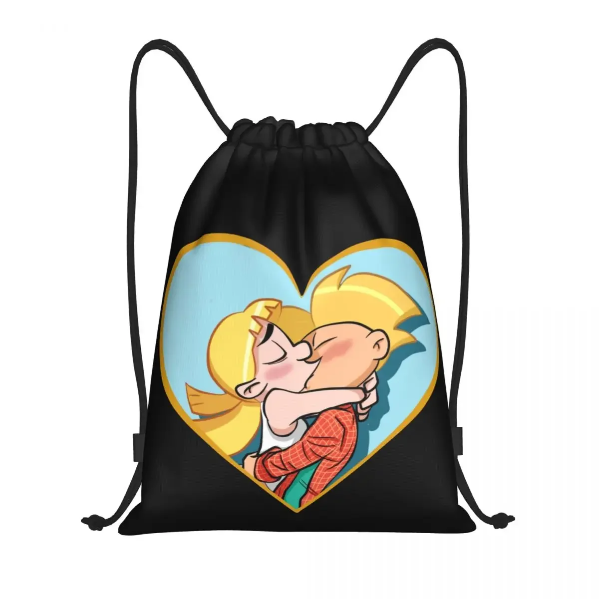 Custom Helga Pataki Drawstring Bag Women Men Foldable Sports Gym Sackpack Hey Arnold Anime Animation Shopping Backpacks