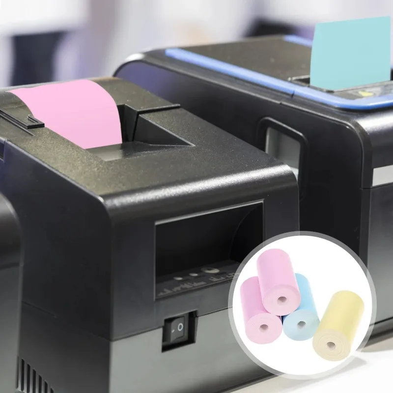 3 PCS Thermal Paper 57x30mm Colors Non-Adhesive Child Camera Papel Para Mini Impresora for Portable Printer Pocket