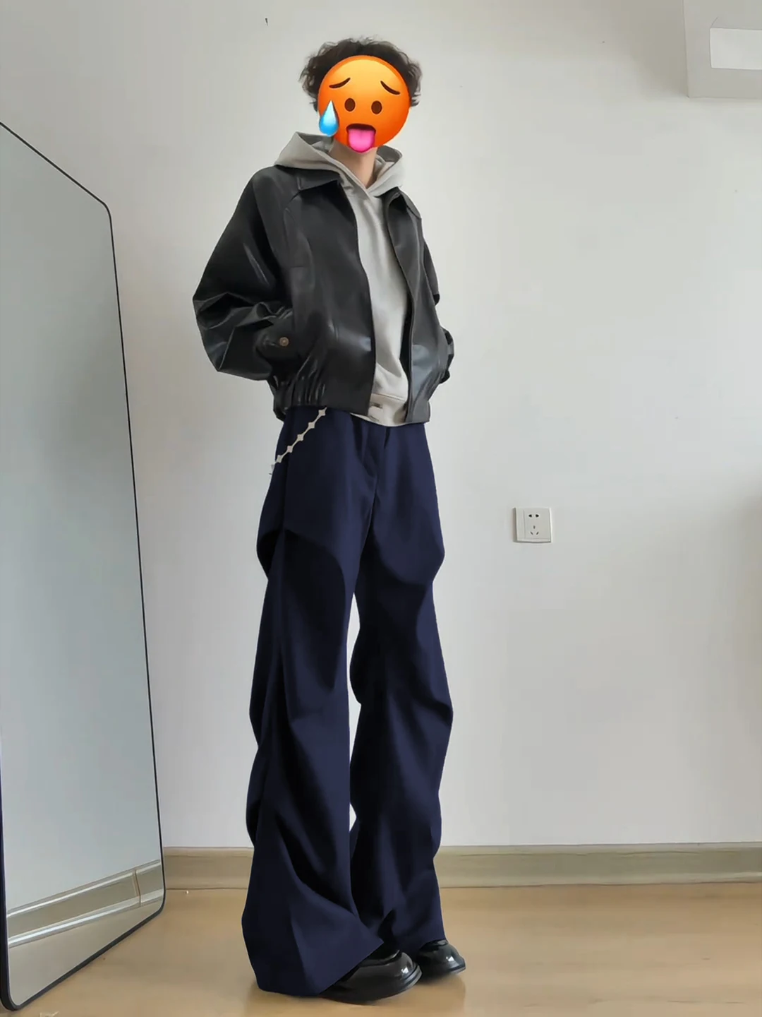 

Мужские брюки Cleanfit свободного кроя с плиссировкой, в стиле рабочей одежды, американские, в стиле High Street, синие