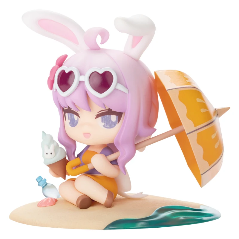 King of Glory Summer Break Series Gongsunli Boxed Eggs Hand-made Animation Peripheral Genuine Ornament Doll Anime Figure Toys