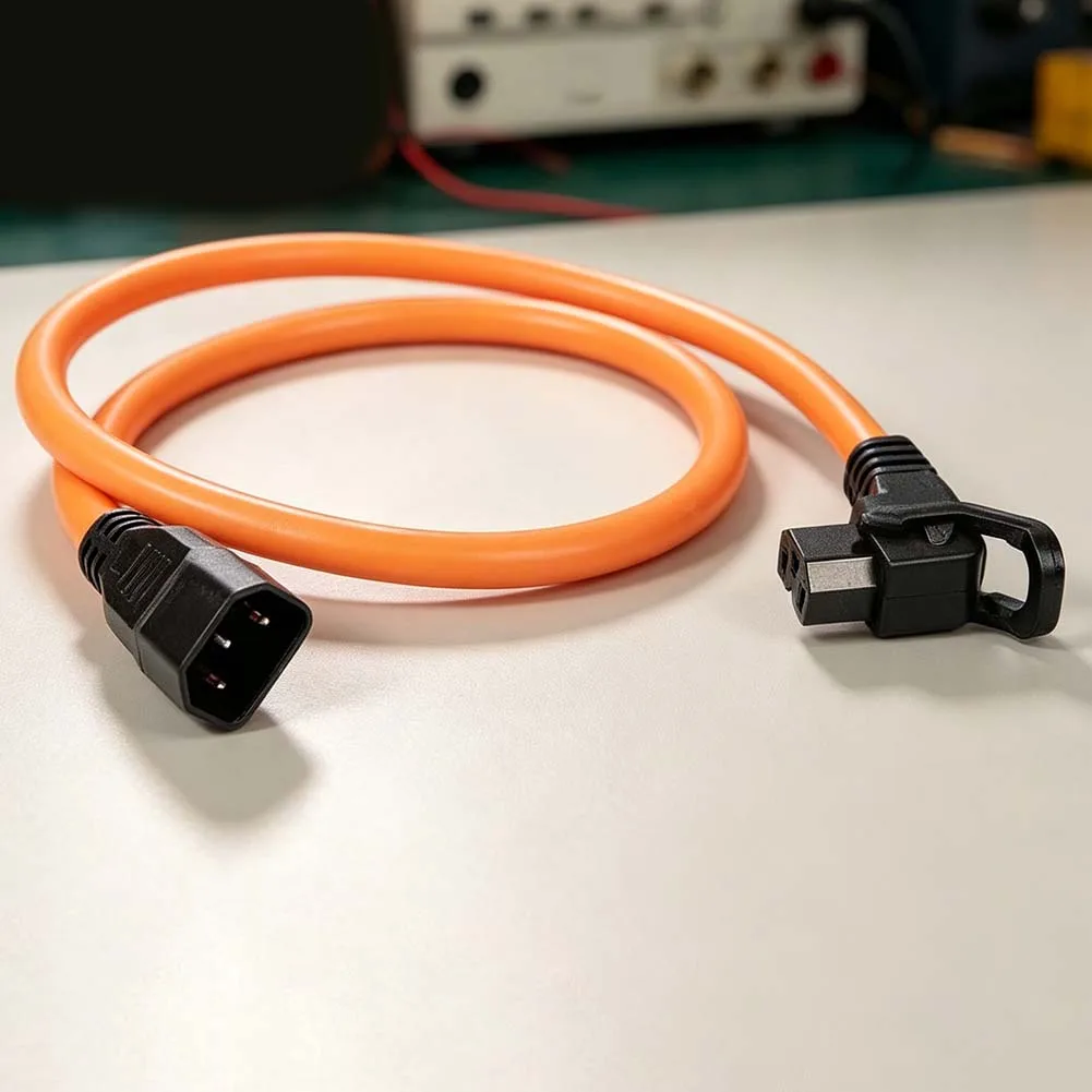 6mm2 Silicone Male To Female Extension Cable For IEC C14 To For C13 High Current Charging Discharging Power Cord For Electric