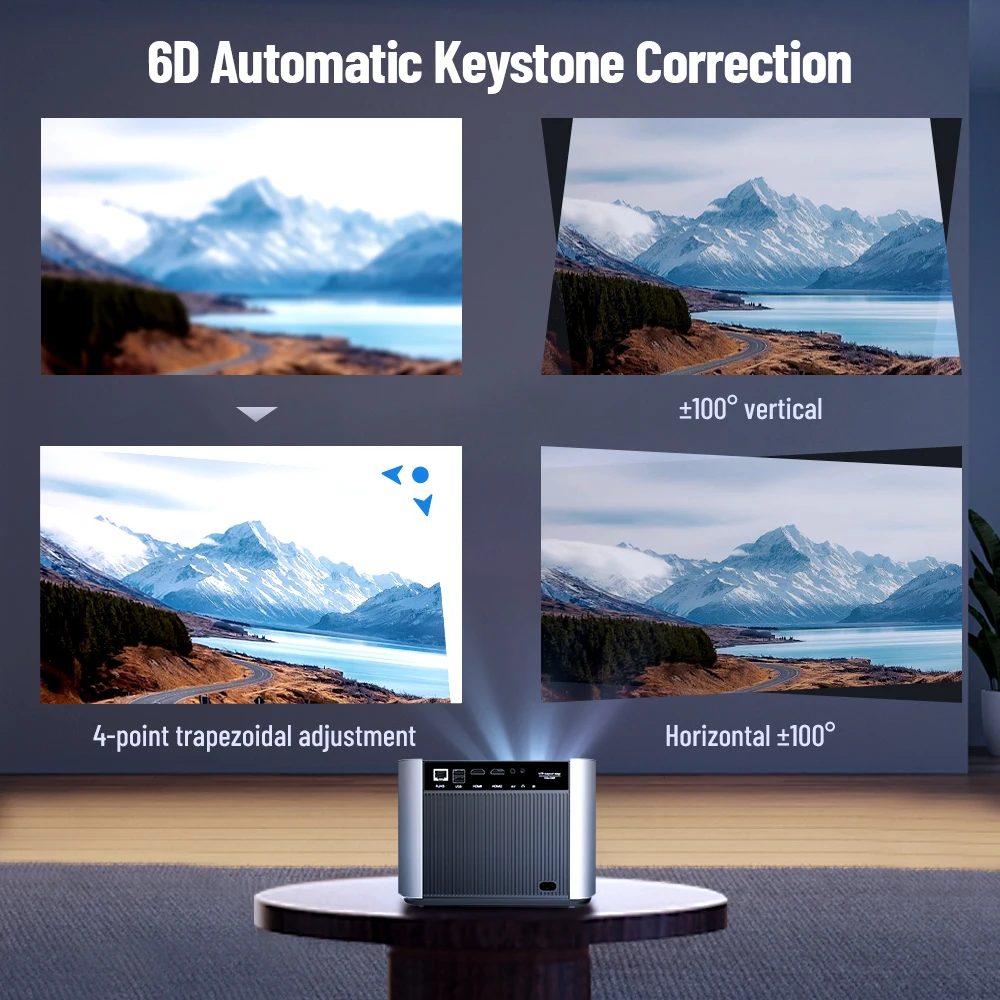 ThundeaL TDA6 Full HD Projektor 1080P 2K 4K Video Heimkino Autofokus 5G WLAN Android Projektor TDA6W 3D Tragbarer Beamer – Detail 19
