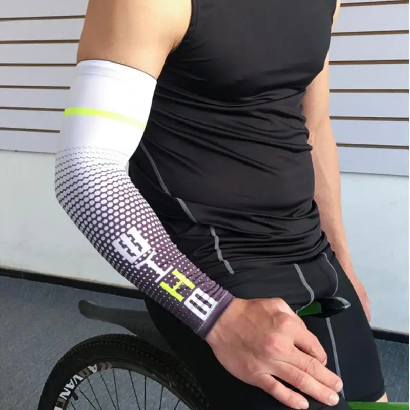 Arm Sleeve UV Protection Armguards Quick Elbow Support Fitness Running Arm Cover Fishing Cycling Sunscree Arm Warmers