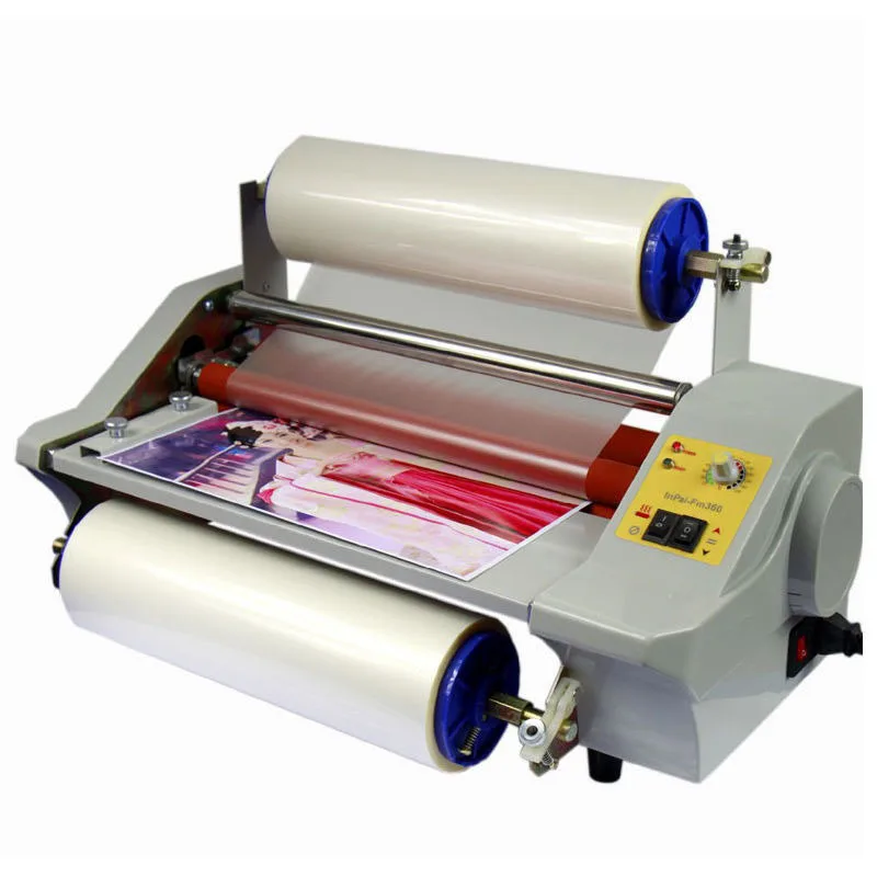 FOR A3 Paper Laminating Machine,Cold Roll Laminator ,Four Rollers,Worker Card,Office File Laminator FM360 110v/220v 1PC