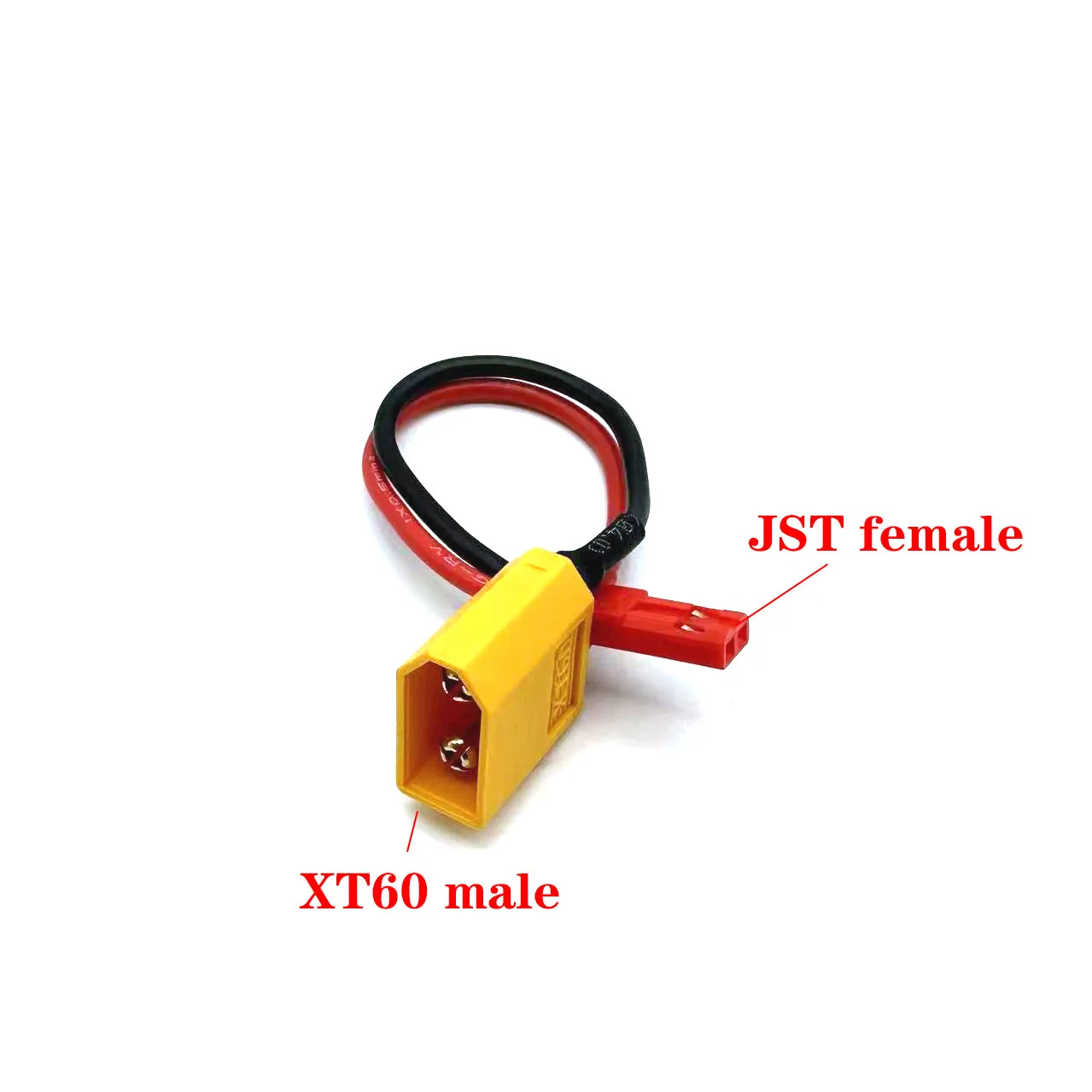 

XT60 T plug to JST male female converter LED light strip power cord battery extension cable connector