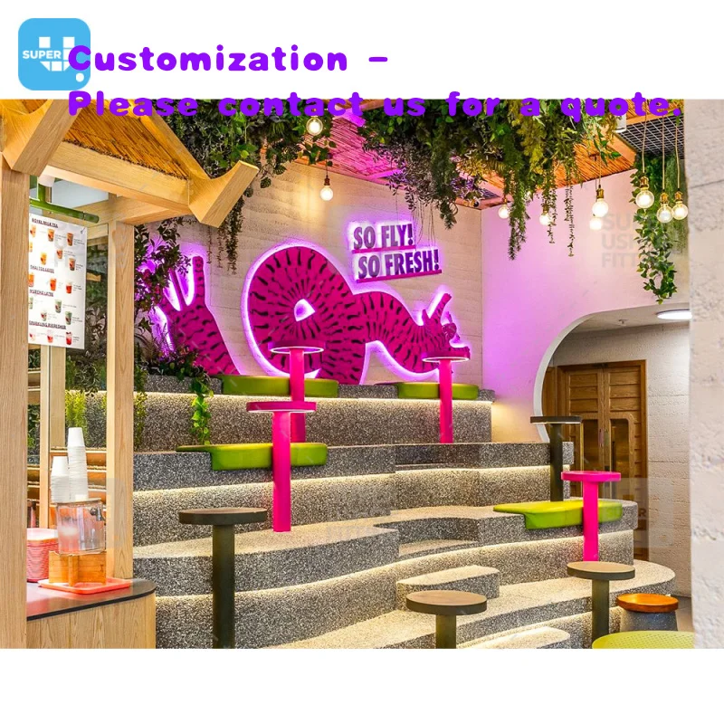

custom.Custom Coffee Shop Bar Design Decoration Themed Restaurant Booth Seating Area Bespoke Cafe Shop Counter Furniture