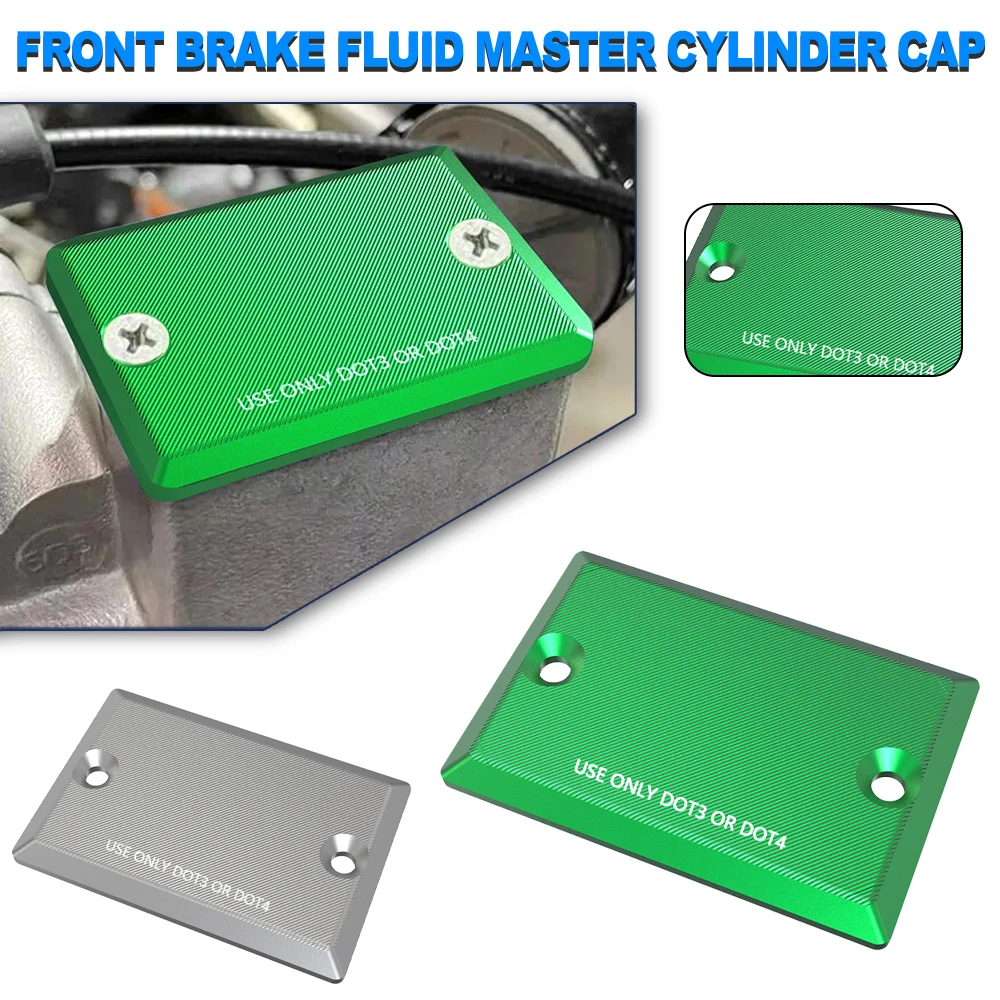 

2023 Motorcycle Front Brake Fluid Cylinder Master Reservoir Cap For KAWASAKI NINJA ZX-12RZX12R /European Z750S KZ1000 POLICE