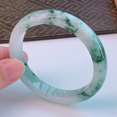 

Natural Myanmar Jade Jade 54mm-62mm bracelet Princess jewelry bracelet send mom send girlfriend gift