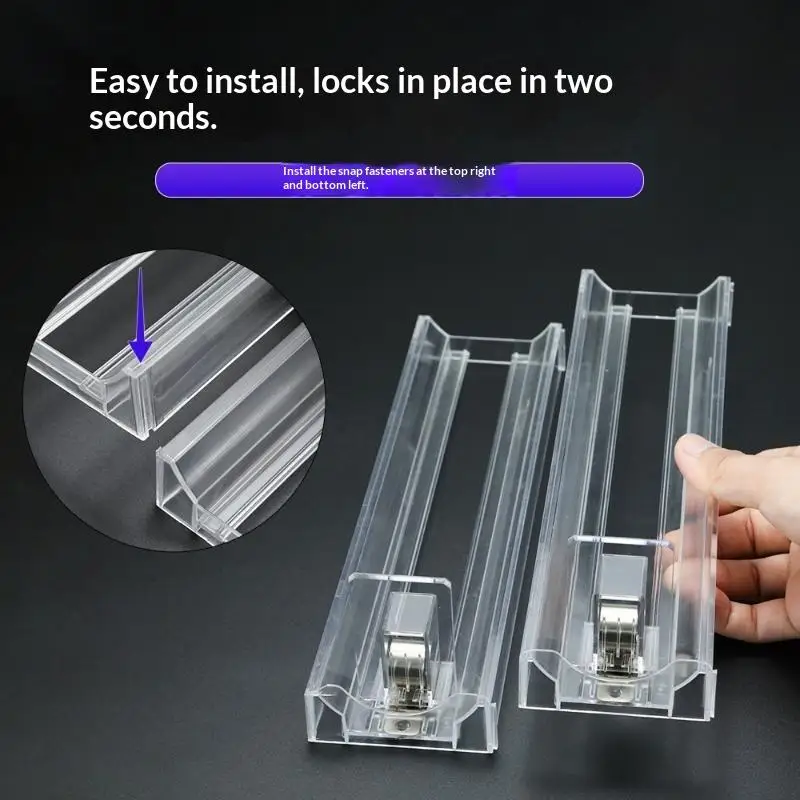 Lip Cigarette Automatic Replenishment Storage Rack Supermarket Candy Box Convenience Store Candy Round Box Storage Rack