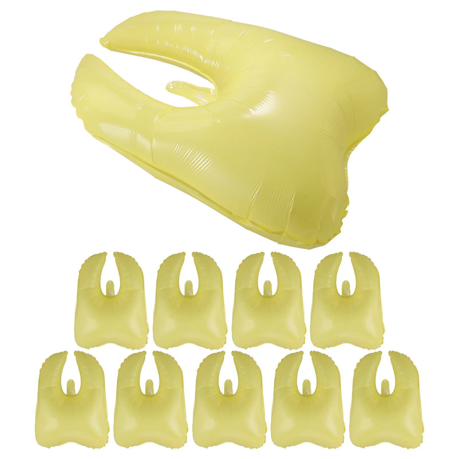 

10pcs Tooth Balloons Cute Cartoon Design Pe Material For Birthday Wedding Party Teeth Theme Decorations Dental