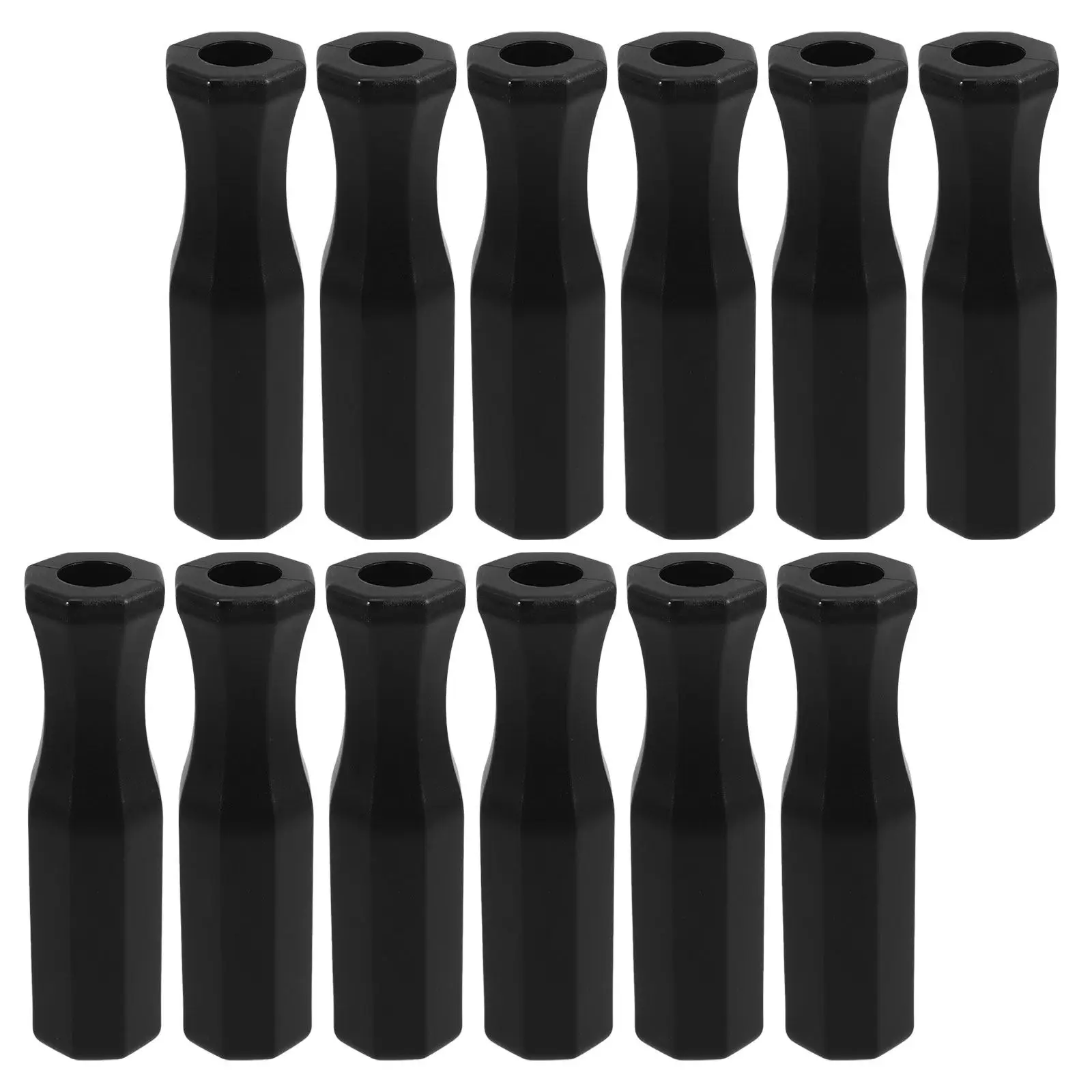 

12Pcs Foosball Handle Grip Octagonal Design for Table Football Machine - Enhanced Control Replacement Parts Accessories