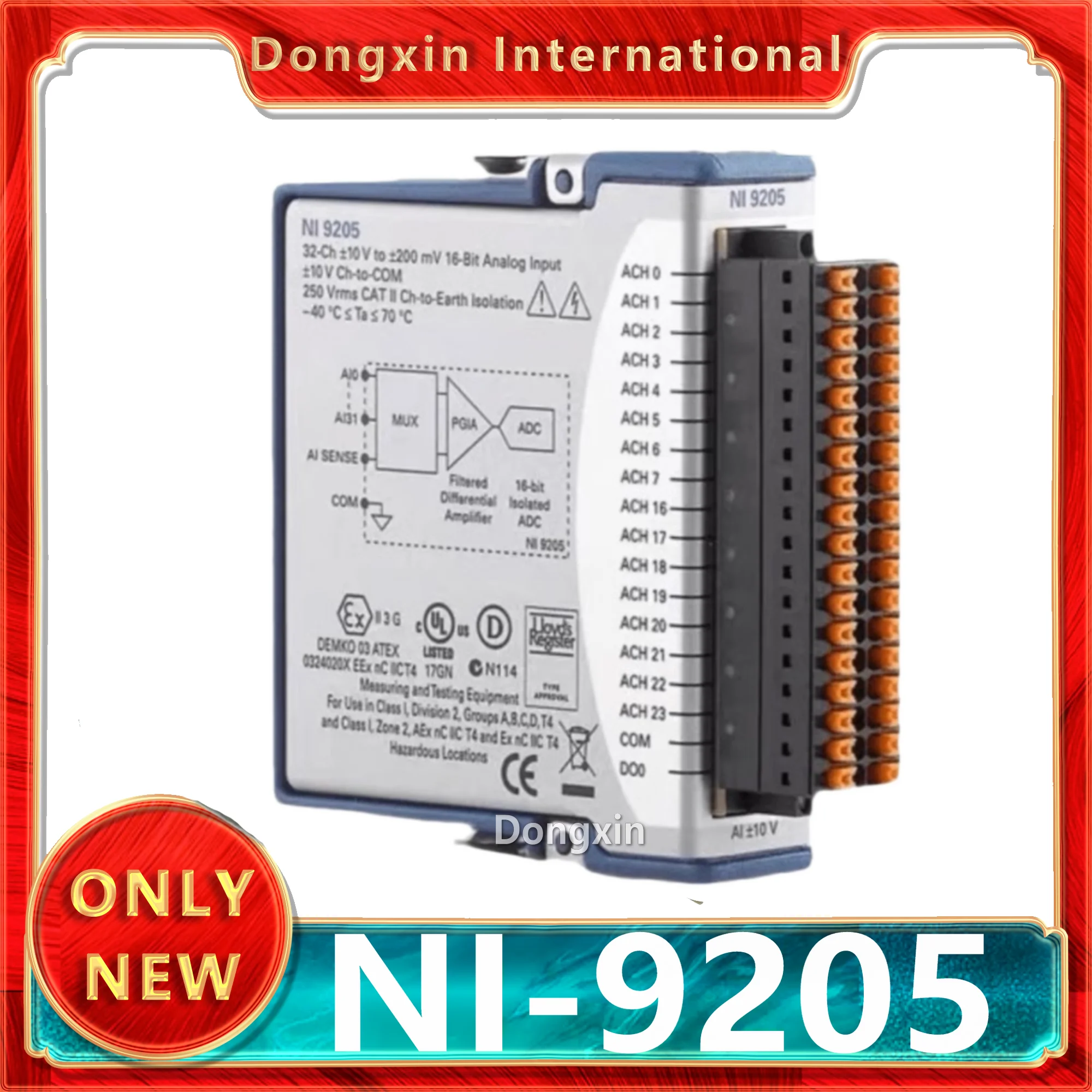 

NI NI-9205 779357-01 C Series Analog Input C Series I/O Modules