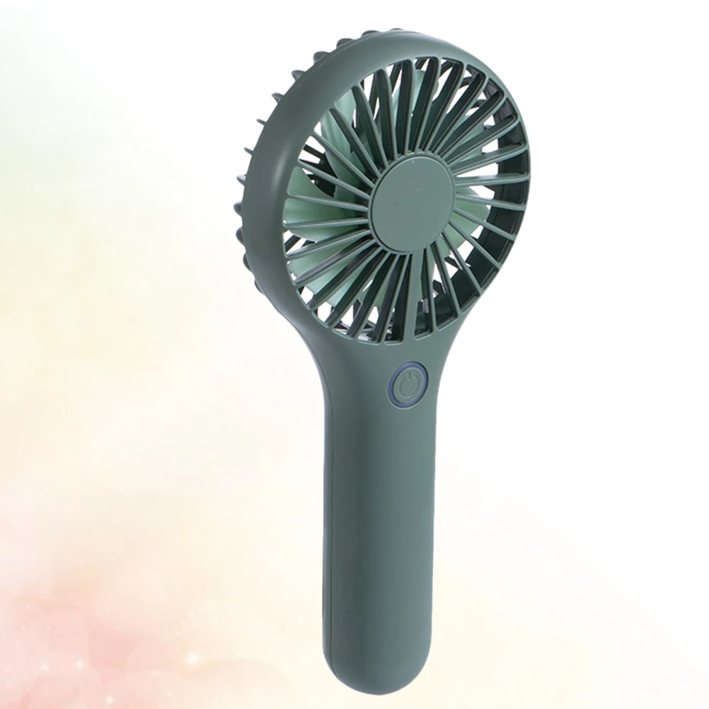 

Portable Cool Outdoor Summer Mini Usb Summer Usb 1200Mah Mini Portable Fan Lightweight Charging Fan Green