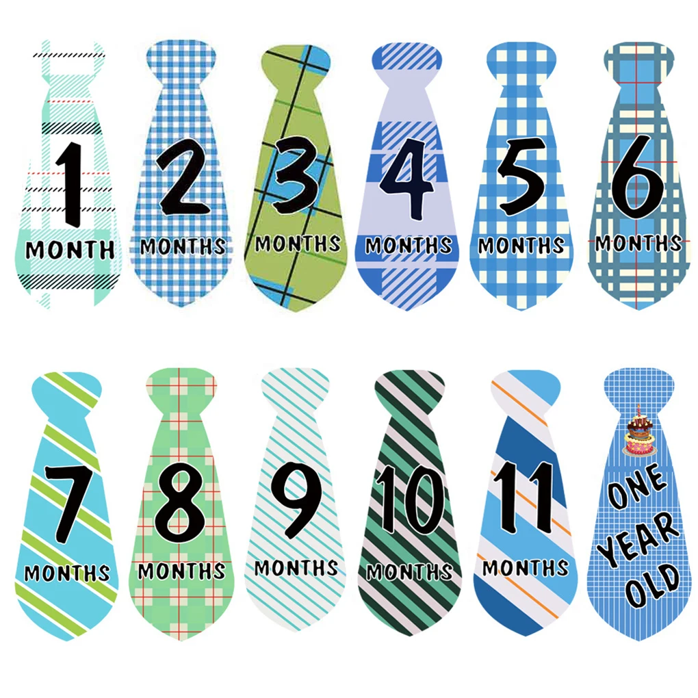 Mese adesivo per bambini appena nati numero di carta commemorativa foto fotografia del bambino pietra miliare memoriale mensile