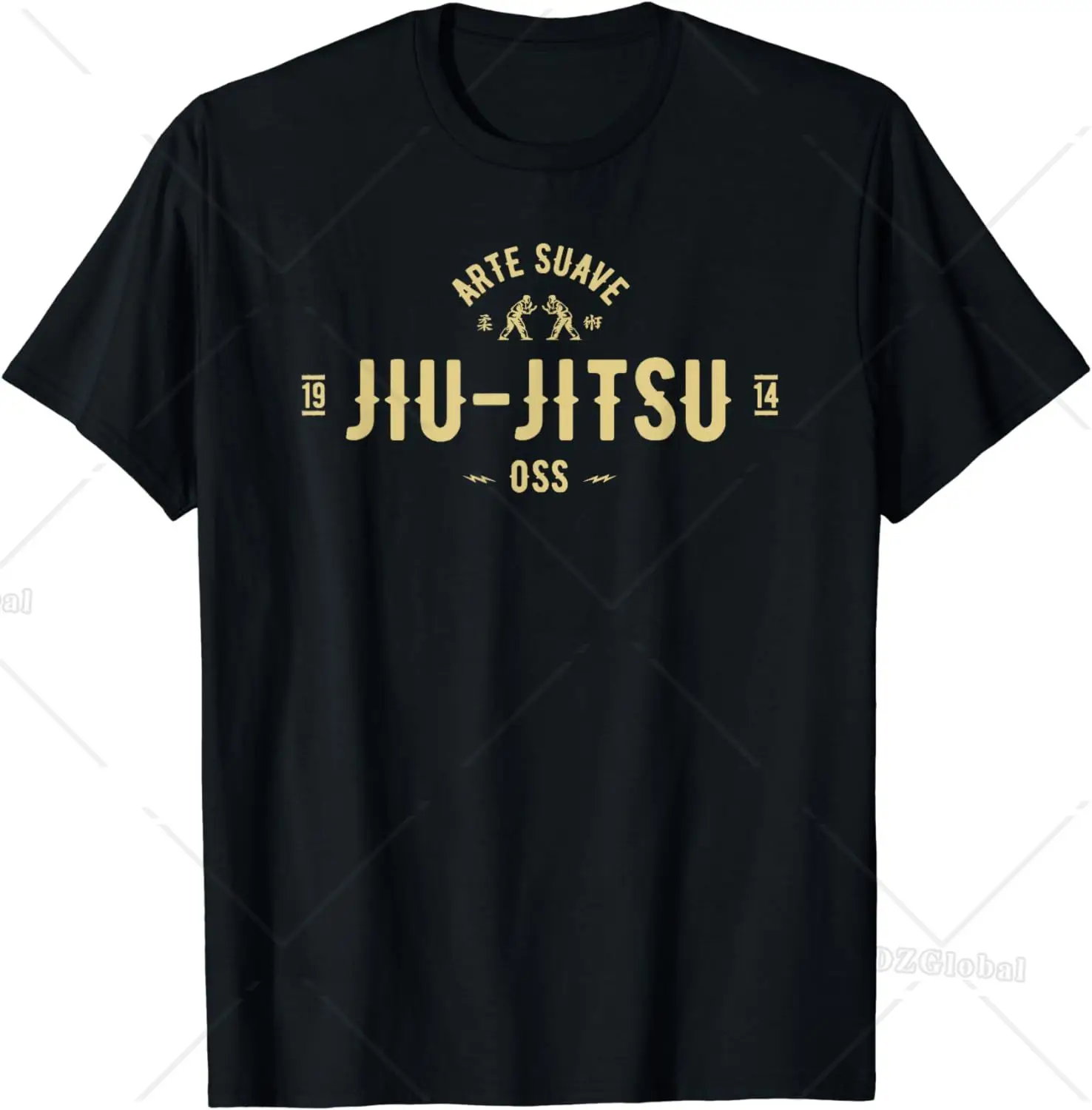 Brazilian Jiu Jitsu Shirt Arte Suave Oss Tshirt BJJ T Shirt T-Shirt  Men Clothing Tops  Streetwear  Camisetas  Vintage T Shirt