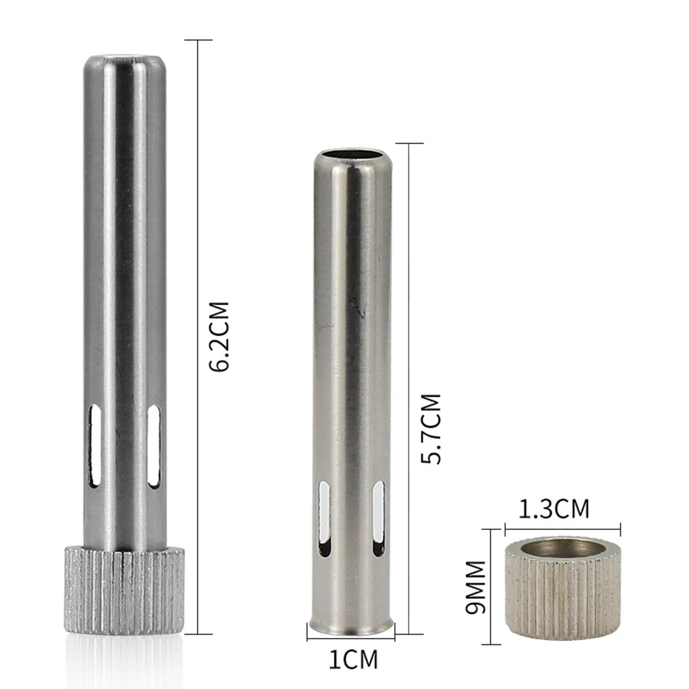 2026 Stainless Steel Sleeve Handle Adapter For 907 Soldering Iron Station Tip Cannula Casing Repair Tool Welding&soldering Tool