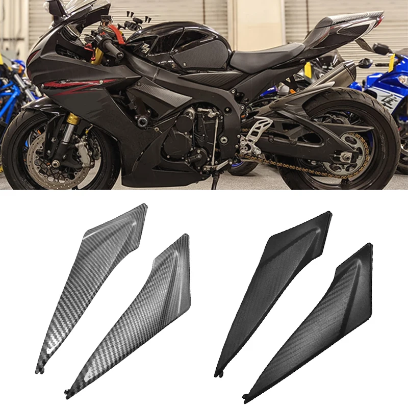 Carbon Fiber Gas Side Covers For Suzuki GSXR 600/750 2011-2019 - 2PC Replacement Panels