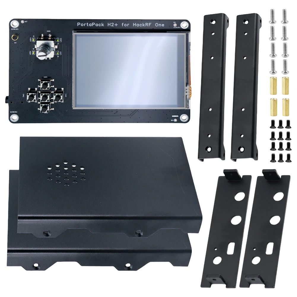 PortaPack H2 Touch Screen Built-In Battery TCXO Clock Board 4.2V Rechargeable PortaPack H2 Expansion Board for HamGeek R9 Radio