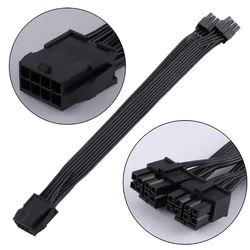 CPU 8Pin Female to 2x 8Pins Male Converter for Mainboard CPU Power Adapter Y-Splitter 8 Pin Extension Cable 25CM DropShipping