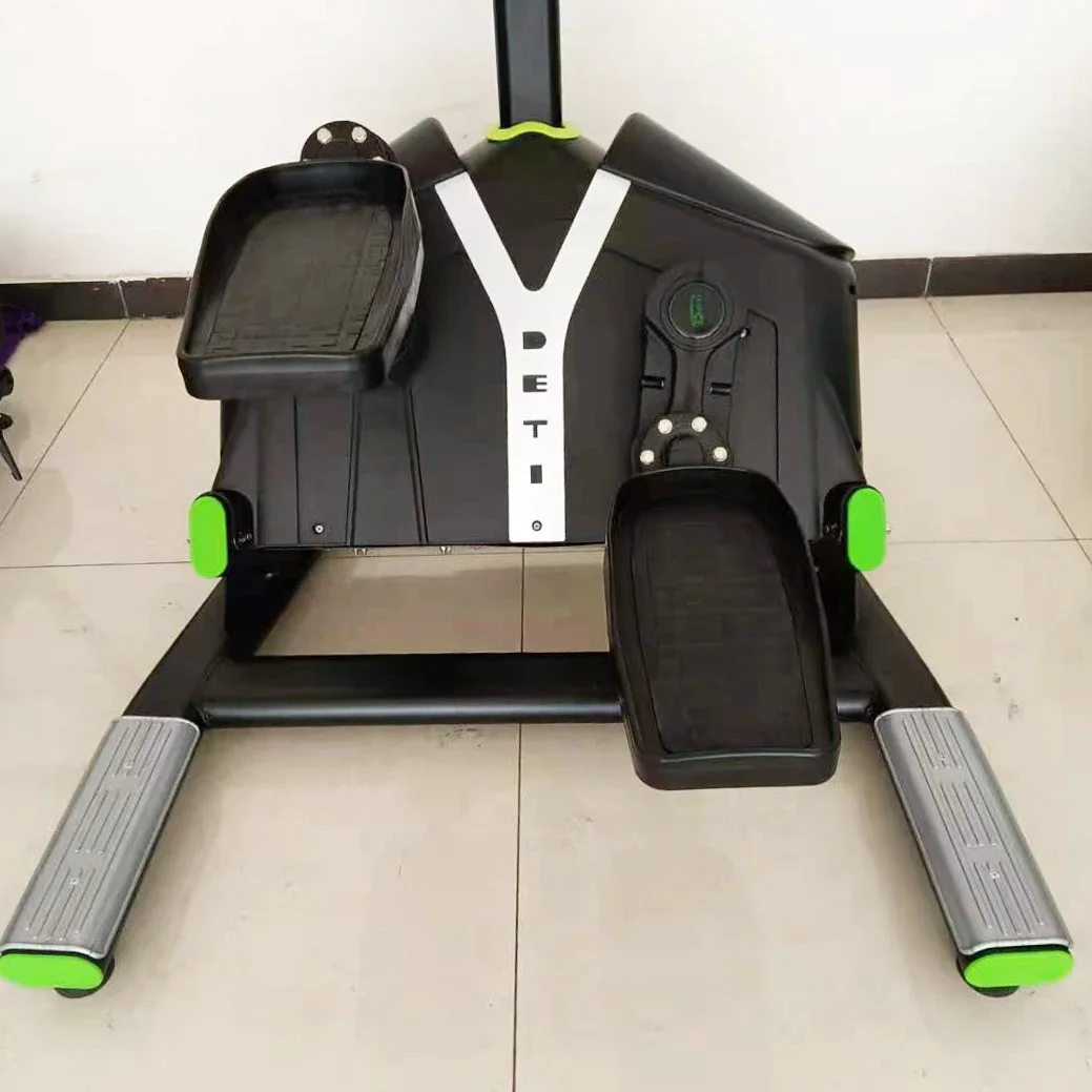 Commercial Horizontal Elliptical Machine Gym Silent Space Walk Self Powered Magnetically Control Elliptical Trainer