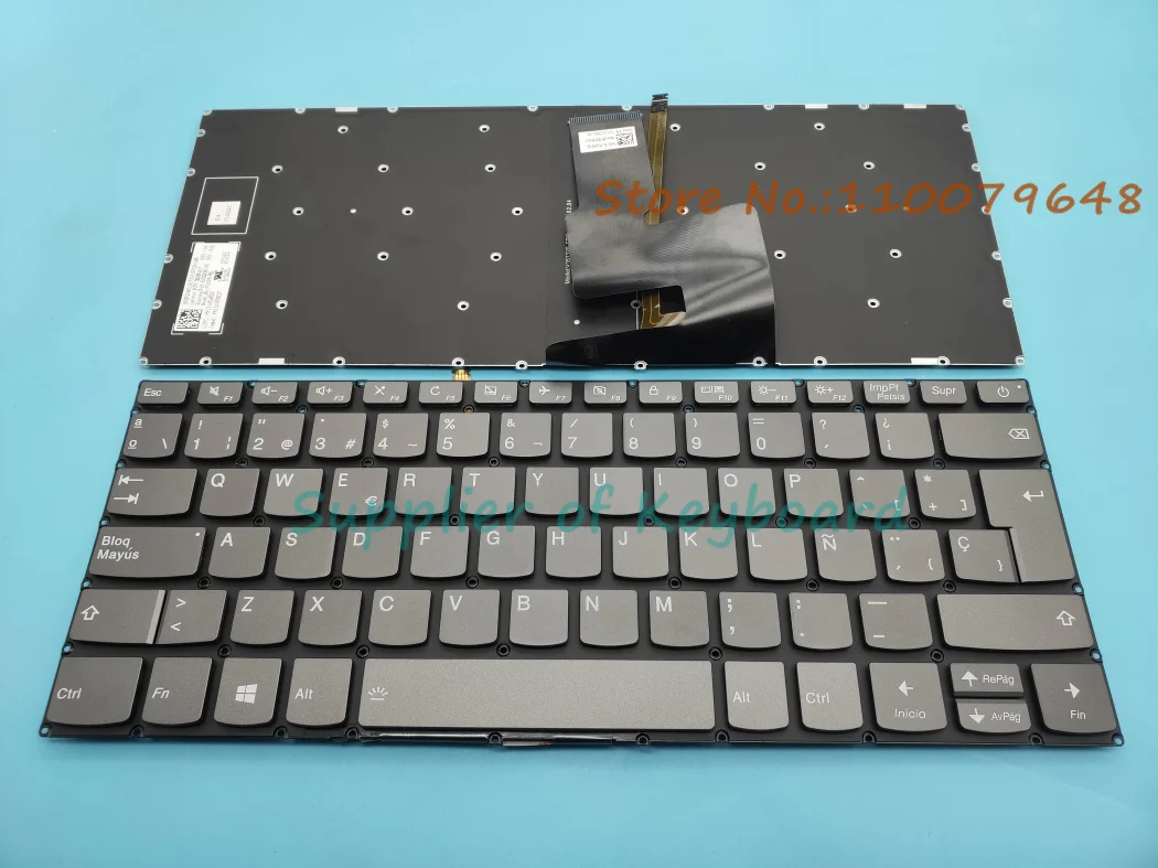 NEW Latin Spanish/UK/French Keyboard For Lenovo Ideapad 120s-14iap 130-14ast 130-14ikb S130-14IGM 130S-14IGM Laptop Backlit