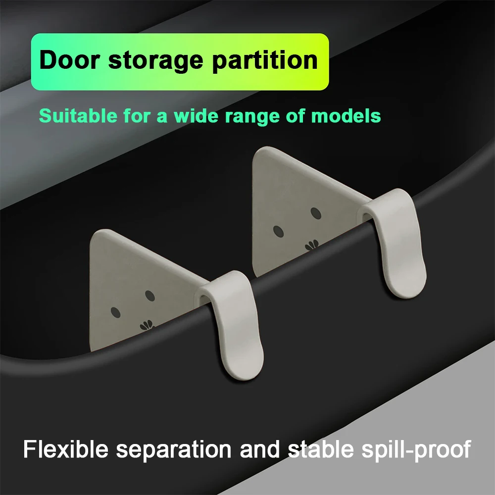 

1PCS Universal Silicone Car Door Storage Slot Groove Partition Panel Automotive interior accessories 5 Colors