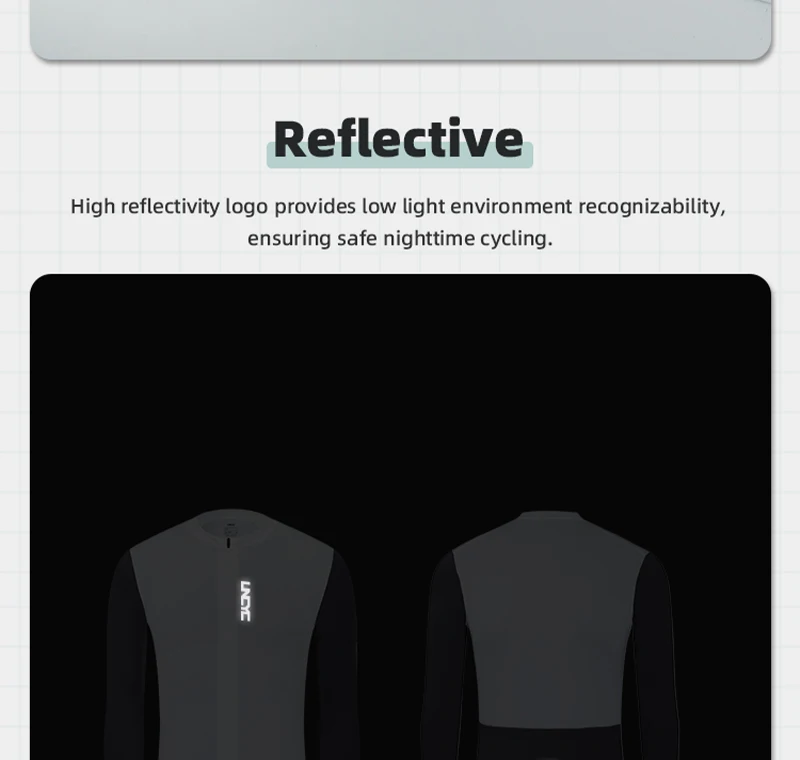 YKYWBIKE Herren Radtrikot Frühling Langarm Full Road Bike Shirt Fahrradtrikot MTB Atmungsaktive Fahrradbekleidung – Detail 5