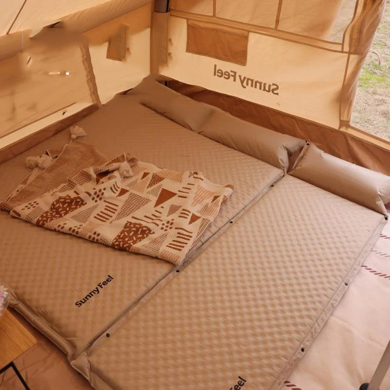 

Luxe Lightweight Inflatable Bed Self Inflating Portable Outdoor Camping Inflatable Bed Adults Relaxing Puffs Asiento Furnitures