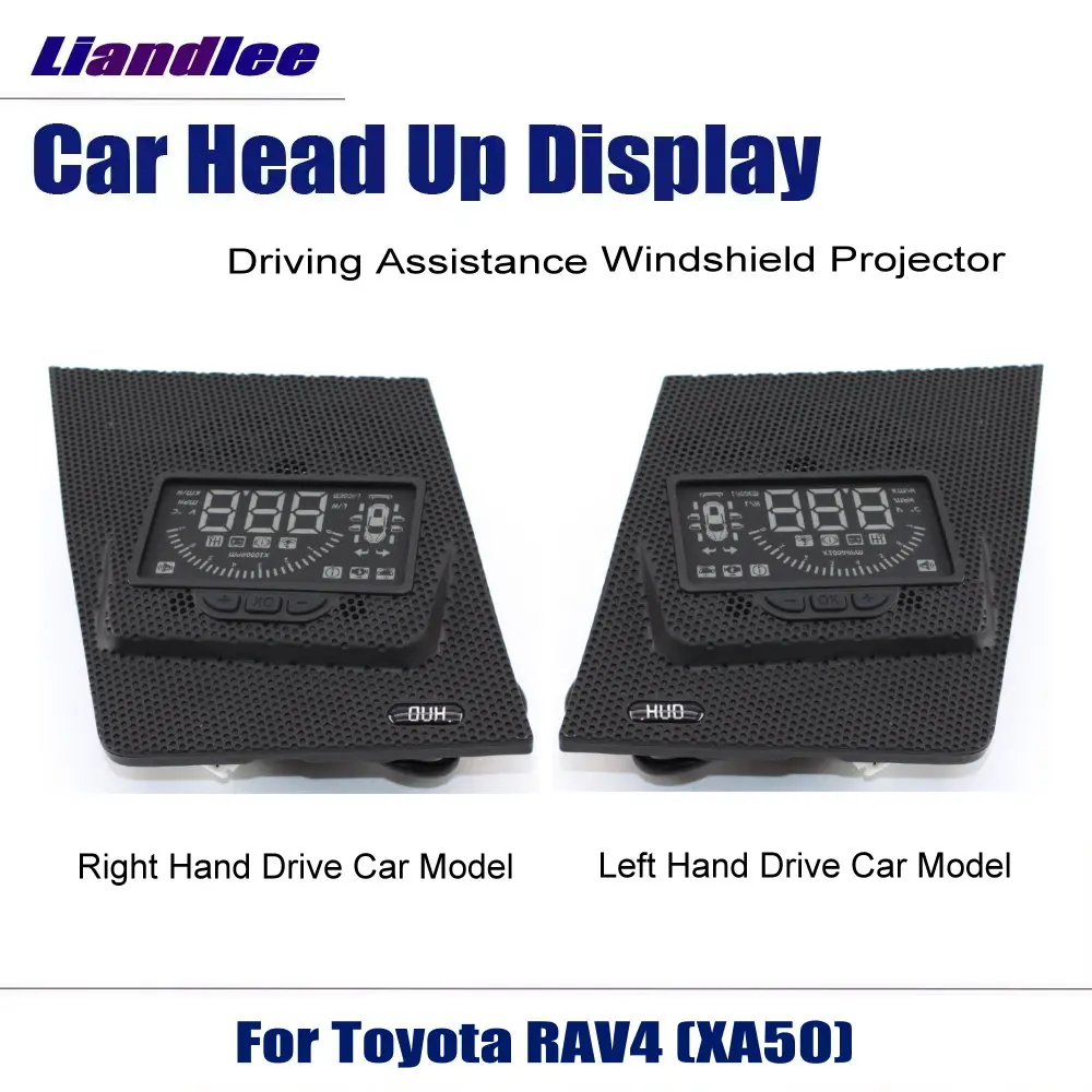 

Car Head Up Display HUD For Toyota RAV4 LHD RHD 2019-2025 Speaker Cover AUTO LCD Screen Windshield Projector Accessories