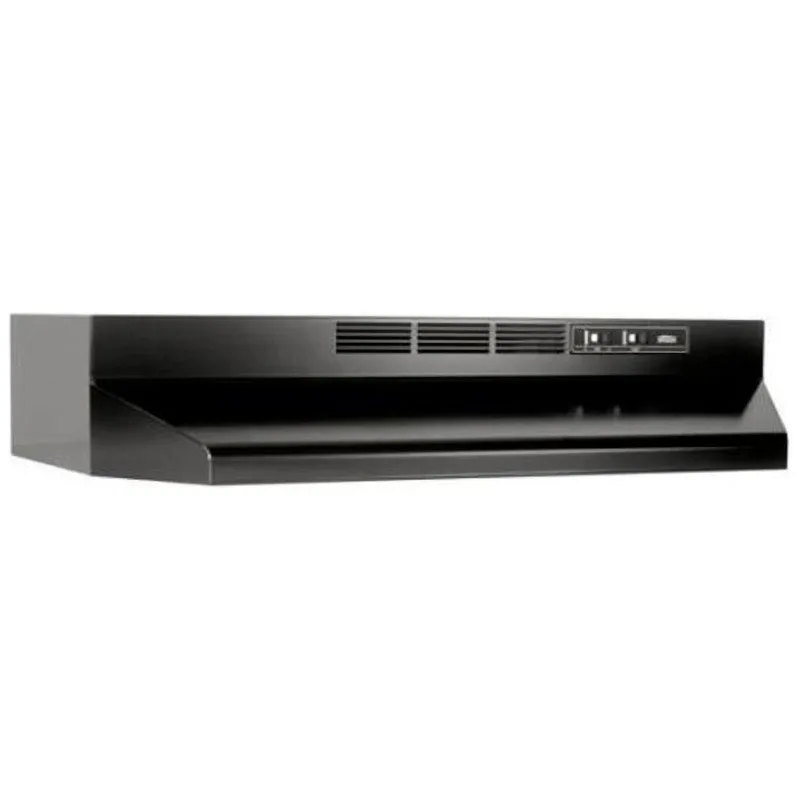 Broan 30" Range Hood, Non-ducted, 2-Speed Rocker, Light with Print Guard