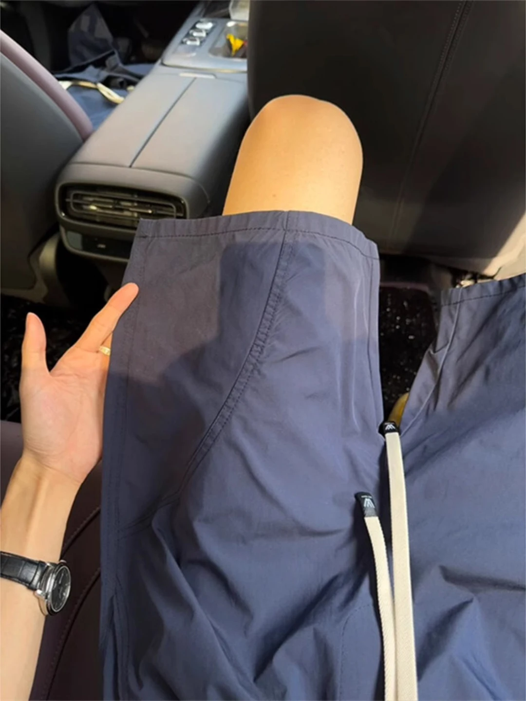 

Мужские шорты из ледяного шелка Qui Dry: летние, тонкие, для активного отдыха, велоспорта, пляжа, бега, свободного кроя, со средней посадкой, длина до колена