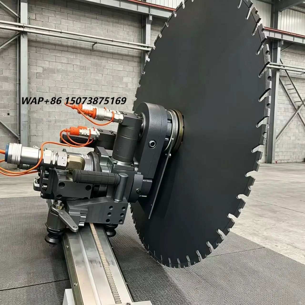 30000W Brushless Wall Saw 450mm Diamond Blade Concrete Wall Slotting Machine