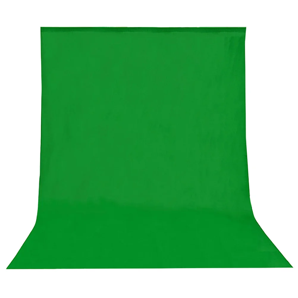 

1Pcs Solid Green Color Backdrop Non Glare Polyester Background Fabric Lightweight Easy Carry Photo Video Photography Studio