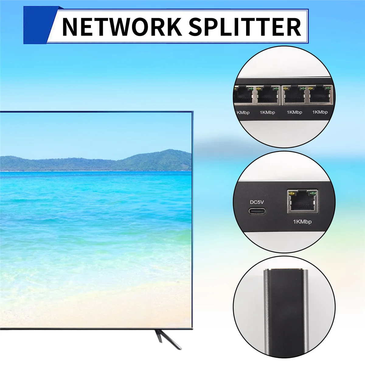 NN89R 5 Port Gigabi…