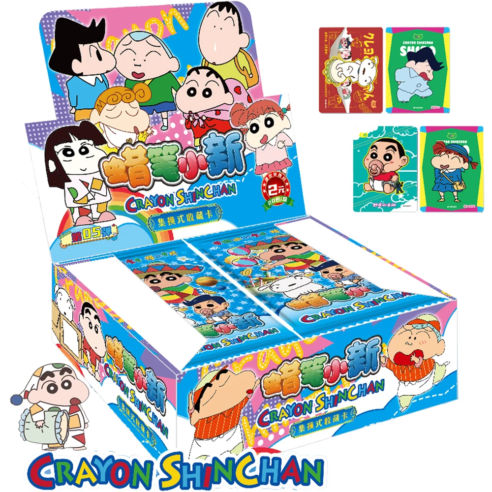 

Genuine Crayon Shin-chan Card For Child Classic Japanese Anime Satō Masao Nohara Shiro Limited Game Collection Card Table Toys