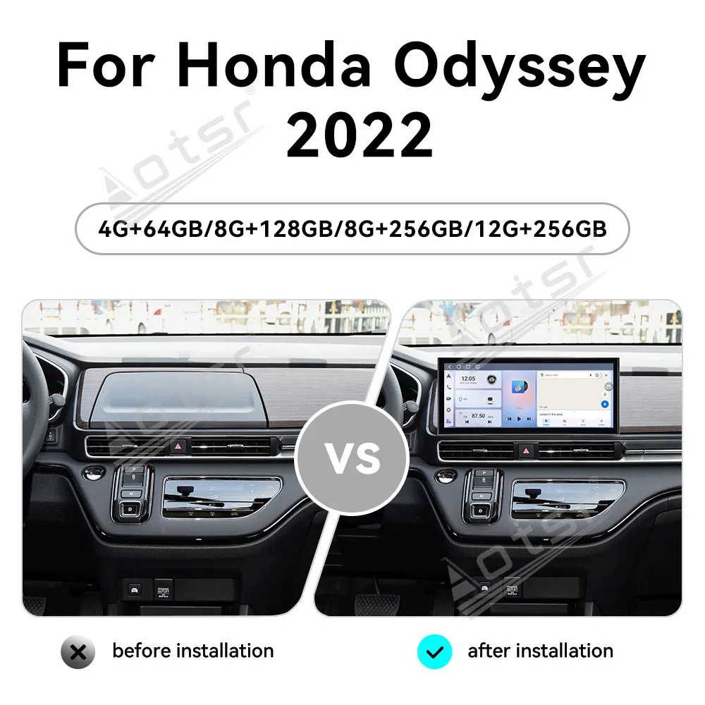 CarPlay 15.8’’ Android 15 For Honda Odyssey  2022  Car gadgets  Carplay Car accessories interior  HD Screen Multimedia Player He
