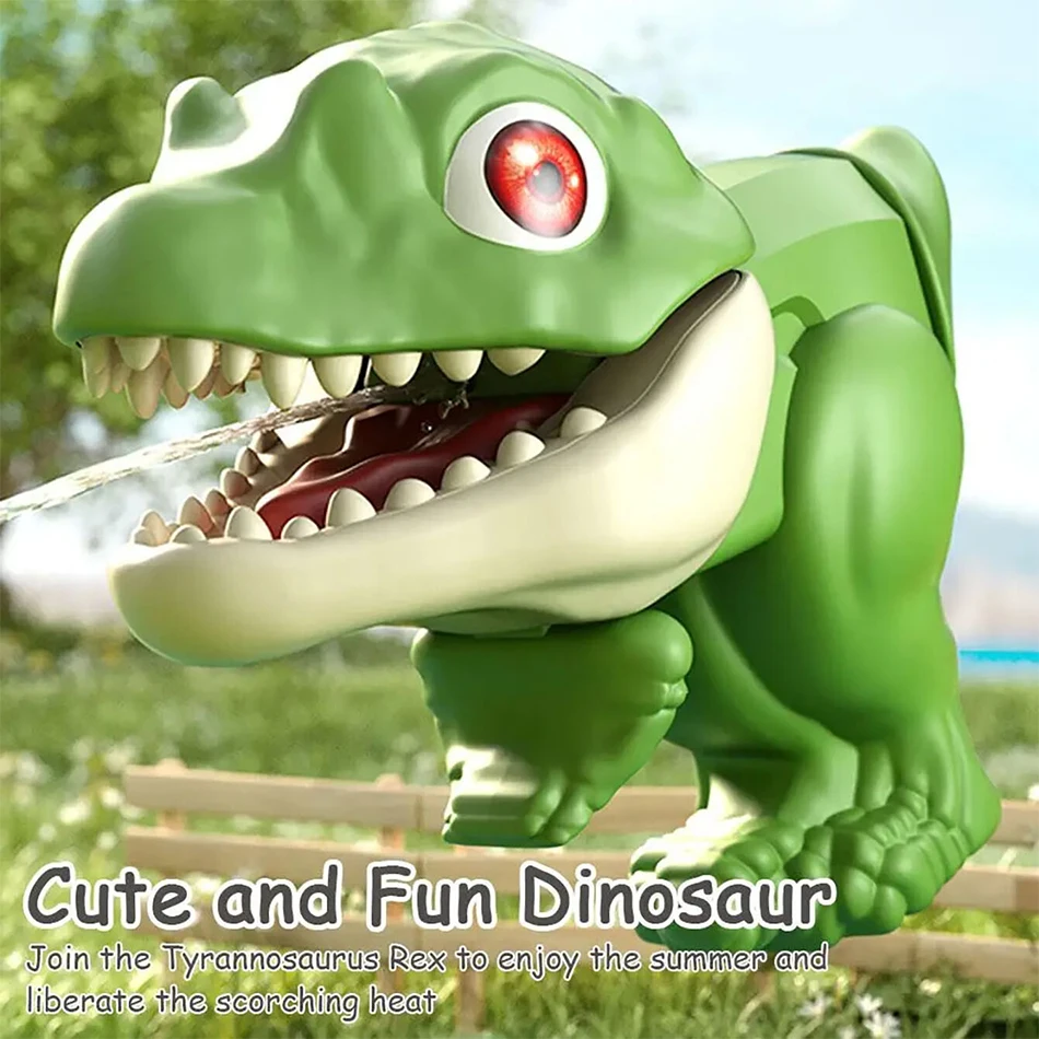 2025 Kinderen Cartoon Dinosaurus Waterpistool Pistool Schieten Speelgoed Zomer Buiten Spelen Water Dier Sport Strand Speelgoed Voor Jongens Volwassenen